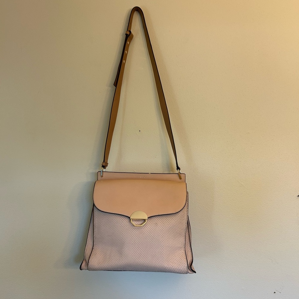 Louise et Cie Sonye Large Tote Bag Textured Pink Shoulder Bag
